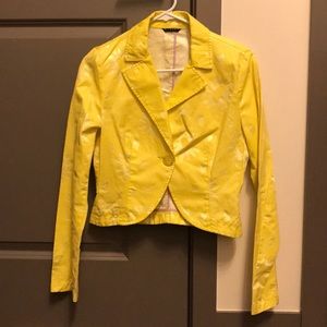Yellow flower jacket